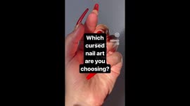Cursed nail art collection