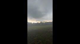 Tornado Forms in Sunbright, Tennessee