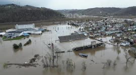 Streets submerged as major flooding hits West Virginia