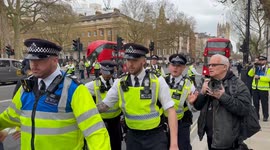 Arrest at Al Quds Day protest in London
