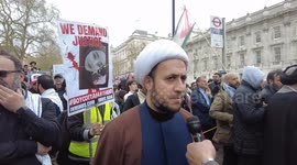 Thousands rally in London for annual Quds Day, demanding justice for Palestinians