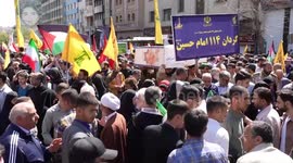 Iranians stage mass rallies on Quds Day to denounce Israel, support Palestinians