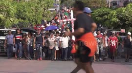 Migrant caravans pushing northward through Mexico