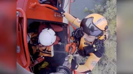'Drago 150' Helicopter Saves Canoeists Trapped in Ticino River Drama in Italy