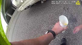 Officer caught a goat and a peacock in Irving, TX, USA