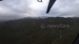 Aviation Unit Brings 11 Adults and 3 Dogs to Safety in Ventura County, CA, USA
