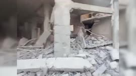 Israeli Warplanes Destroy Gaza City Neighbourhood
