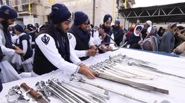 Tens of thousands of people join in the annual Vaisakhi celebrations in Southall London
