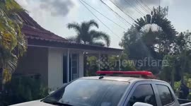 Crazed German axeman tackled by police in Thailand