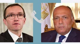 Egyptian, Norwegian FMs discuss efforts to end Gaza conflict