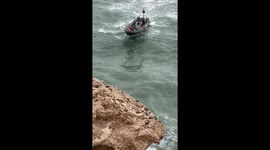 Spanish Civil Guard Rescue Fisherman