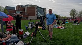 2024 Solar Eclipse X MARKS THE SPOT Event in Paducah, Kentucky Where People Had A Perfect View Of The Event