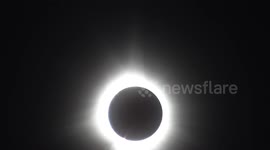 Total solar eclipse on display as millions travel to northeast US