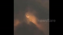 Stunning total solar eclipse seen from Pennsylvania