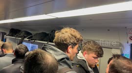 Travel chaos in London as commuters cram onto trains following strike