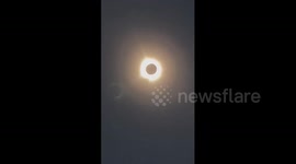 Footage from Indiana shows the total solar eclipse