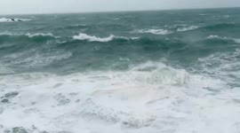 UK: Aftermath Of Storm Kathleen Brings High Winds And Waves To Coastal Areas 4