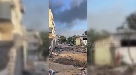 Gaza Neighbourhood Left In Ruins