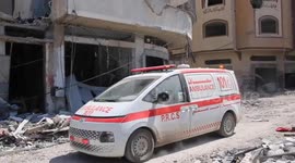 Massive Destruction At Khan Younis Hospital