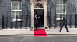Rishi Sunak welcomes President of Rwanda Paul Kagame to Number 10