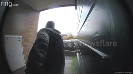 Drunk departure: Coventry man's early morning tumble caught on video