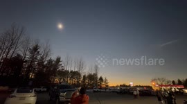 Total Solar Eclipse 2024 from the Line of Totality in Medway, Maine