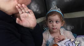 Toddler saved epileptic mum's life when she fell in tub during seizure - by shouting