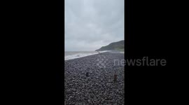 UK: Storm Pierrick – High Winds And Big Waves Batter England Coasts 3