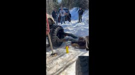 Attempt to Seat Spare Tire End in a Fiery Fail