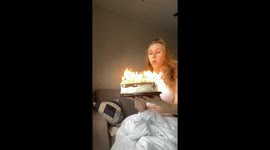 Trick candles cause birthday cake chaos
