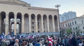 Georgia: Thousands Protest In Tbilisi Against ‘Russian Law’ On Foreign Agents 4
