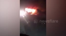 Twelve killed when bus plunges into 40ft deep mine in India