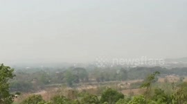 Burmese fighter jets fly near Thai border as clashes continue with resistance groups