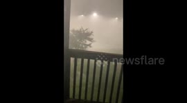 US: Tornado-Warned Storm Batters Central Mississippi