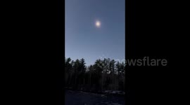 Solar eclipse totality, West Forks, ME, USA