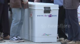 S. Korea's opposition bloc wins three-fifths of parliamentary seats