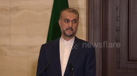 Iranian foreign minister accuses US of giving Israel