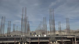 Chinese-aided housing project under construction in Kabul