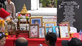 Thai students hold memorial for democracy protesters killed 14 years go