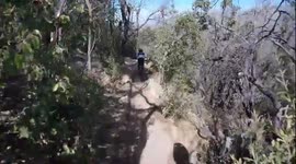 Mountain bike mishap: downhill daredevil takes a tumble in Til Til, Chile