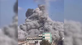 Israel Continues Air Strikes In North Gaza