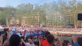 Athletic Club celebrate Copa Del Rey victory with impressive boat parade