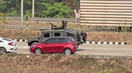 Thai soldiers patrol border as resistance groups seize neighbouring Myanmar town
