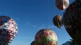 Traditional Balloon Festival In Wonosobo, Indonesia