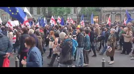 Georgia: Thousands Protest In Tbilisi Against ‘Russian Law’ On Foreign Agents 5