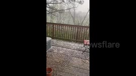 US: Fast-Moving Thunderstorm Brings Intense Hail To Cincinnati Metropolitan Area