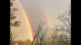 US: Double Rainbow Spotted Over Sky In Greater Cincinnati After Fast-Moving Storm