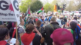 We will not be silent - Stop bombing Palestine march to stop arming Israel and stop the Genocide in Gaza, London, UK