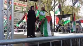 Mass rally to stop arming Israel and to stop the Genocide in London, UK