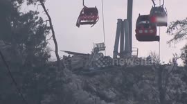 Cable car accident kills 1, wounds 17 in Türkiye's Antalya